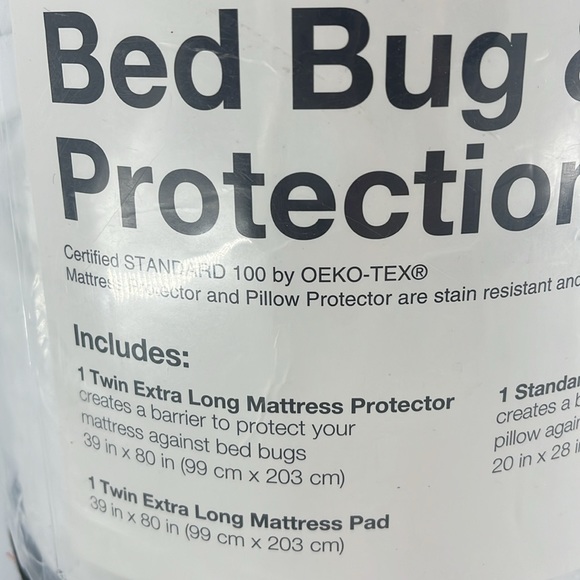 SALT Bed Bug & Allergy Protection Kit TXL Twin X-Long White NEW - Picture 4 of 9